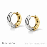 Dual Luxe Chunky Hoops